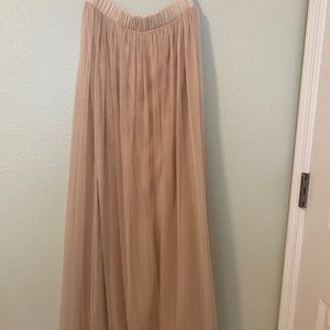 Morning lavender tulle skirt